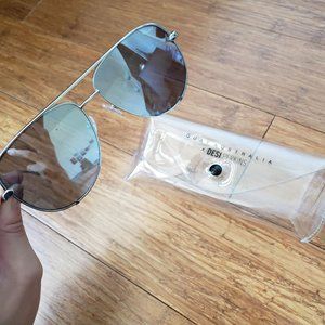 QUAY AUSTRALIA x  DESI PERKINS Silver Aviators